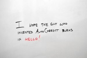 Autocorrect example